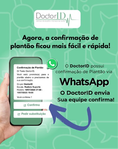 Confirmação de Plantão via WhatsApp